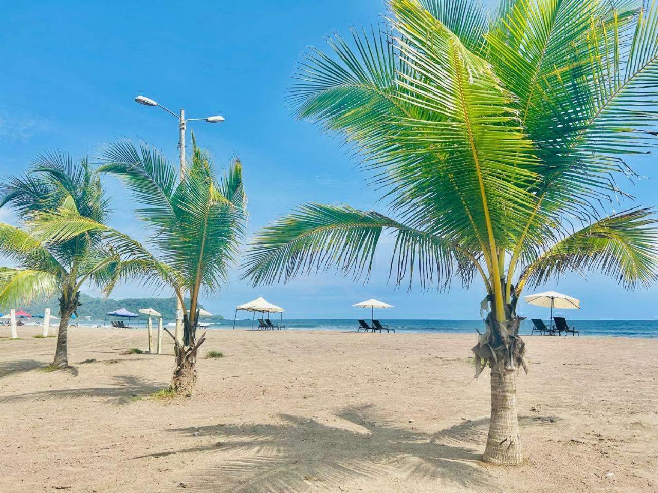 Apartamento De Lujo Las 3 Gotas Jaco, Frente Al Mar Con Vista A La Playa ภายนอก รูปภาพ