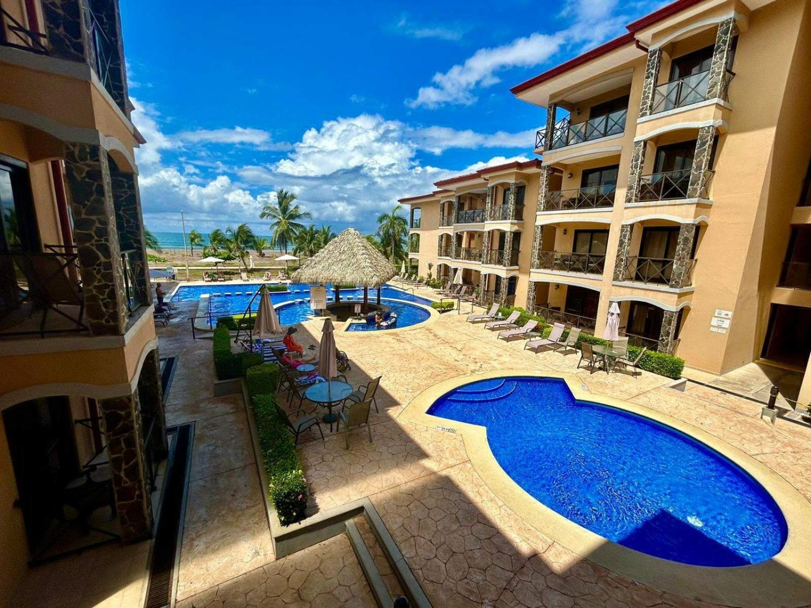 Apartamento De Lujo Las 3 Gotas Jaco, Frente Al Mar Con Vista A La Playa ภายนอก รูปภาพ